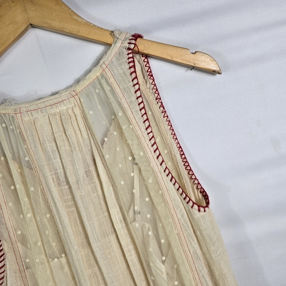 Boho Jane Cream Tassel Maxi Dress Size S - Picture 11 of 16